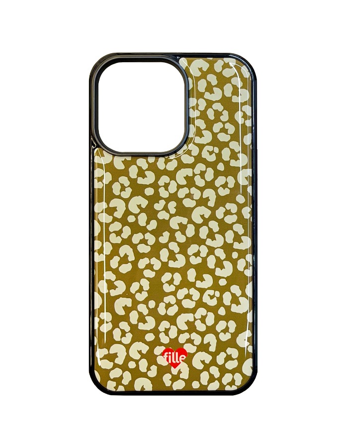 fille) 에폭시 Flower iPhone Case - Olive